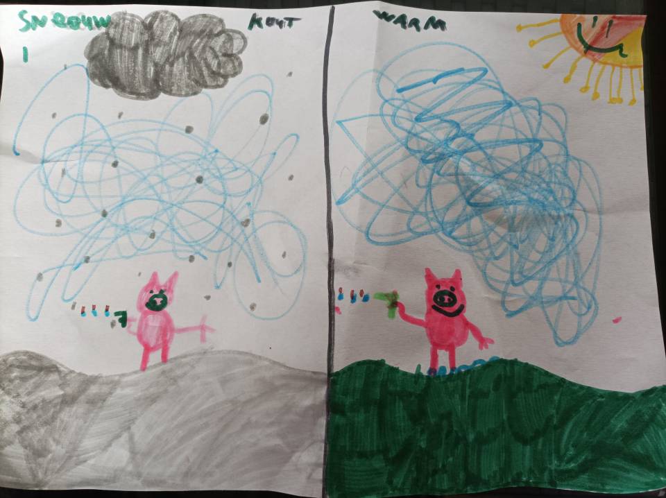 Foto van Een mooie weer-tekening van Quinty